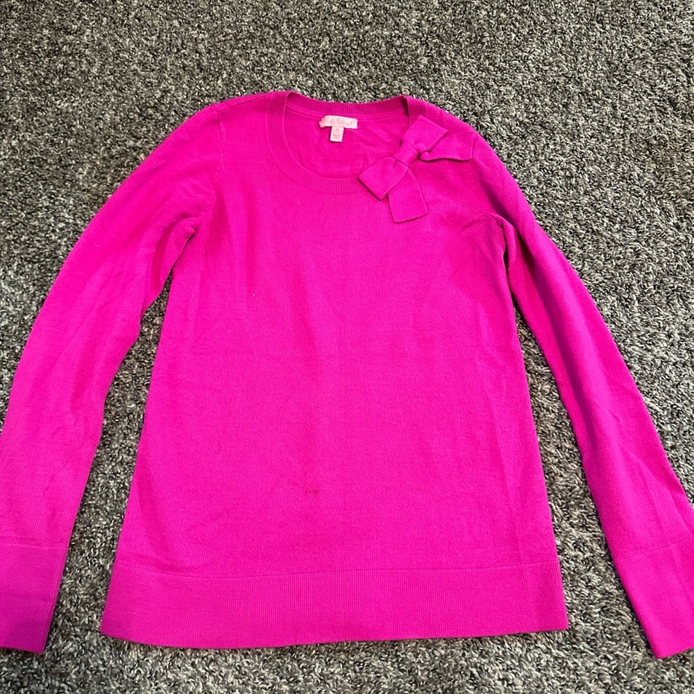 Lilly Pulitzer Fuschia Sweater